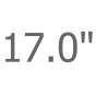 17.0 дюймів