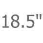 18.5 дюймів