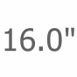 16.0 дюймів